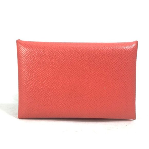 HERMES Two fold Calvi Business Card Holder Pass Case Card Case - Picture 9 of 12